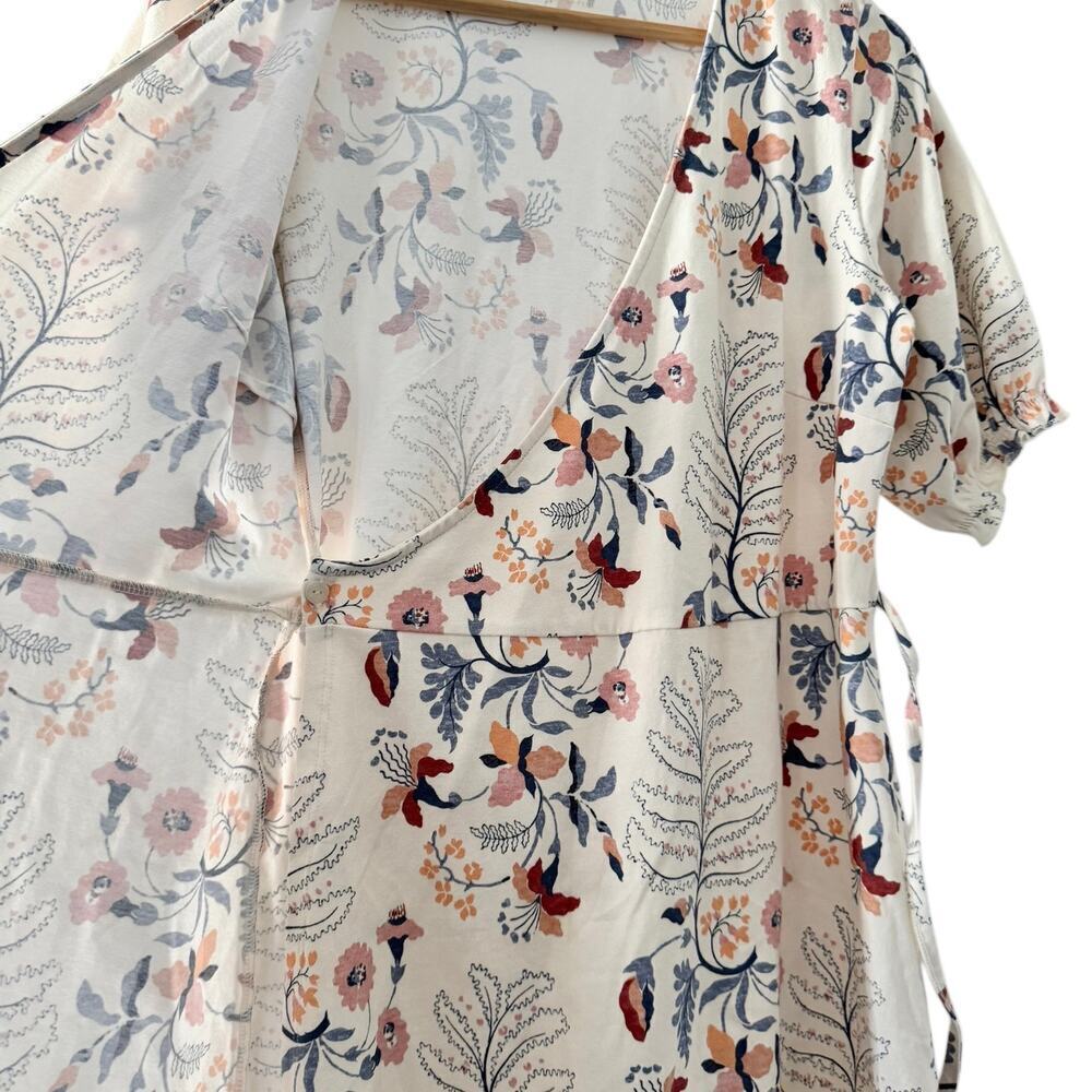 Spartina 449 Bevin Wrap Dress Bellinger Floral Branch Size XS - Picture 8 of 11